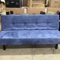 IKEA Steel Blue Minimalist Futon