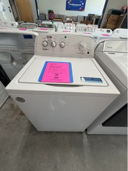 Whirlpool washer with warranty