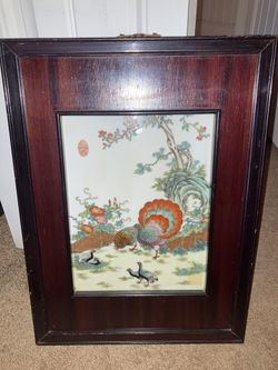 Antique Chinese Porcelain Plaque.