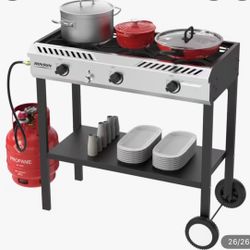 Brand New 3 Burner Propane Grill Already Assembled!