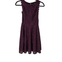 Purple Lace City Studio Dress (S)