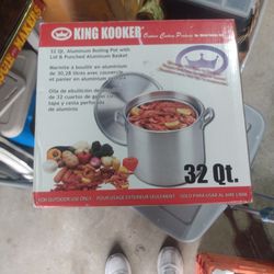 32 Quart Aluminum Pot