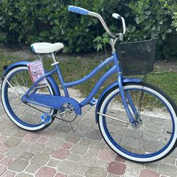 NEW 24 BEACH CRUISER 1 SPEED  READY TO RIDE