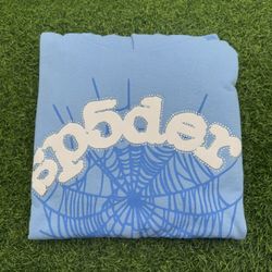 New Sp5der Web OG “Sky Blue” Size S, M, L, XL