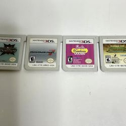 Vintage Nintendo 3ds Game Lot Of 4 Games 