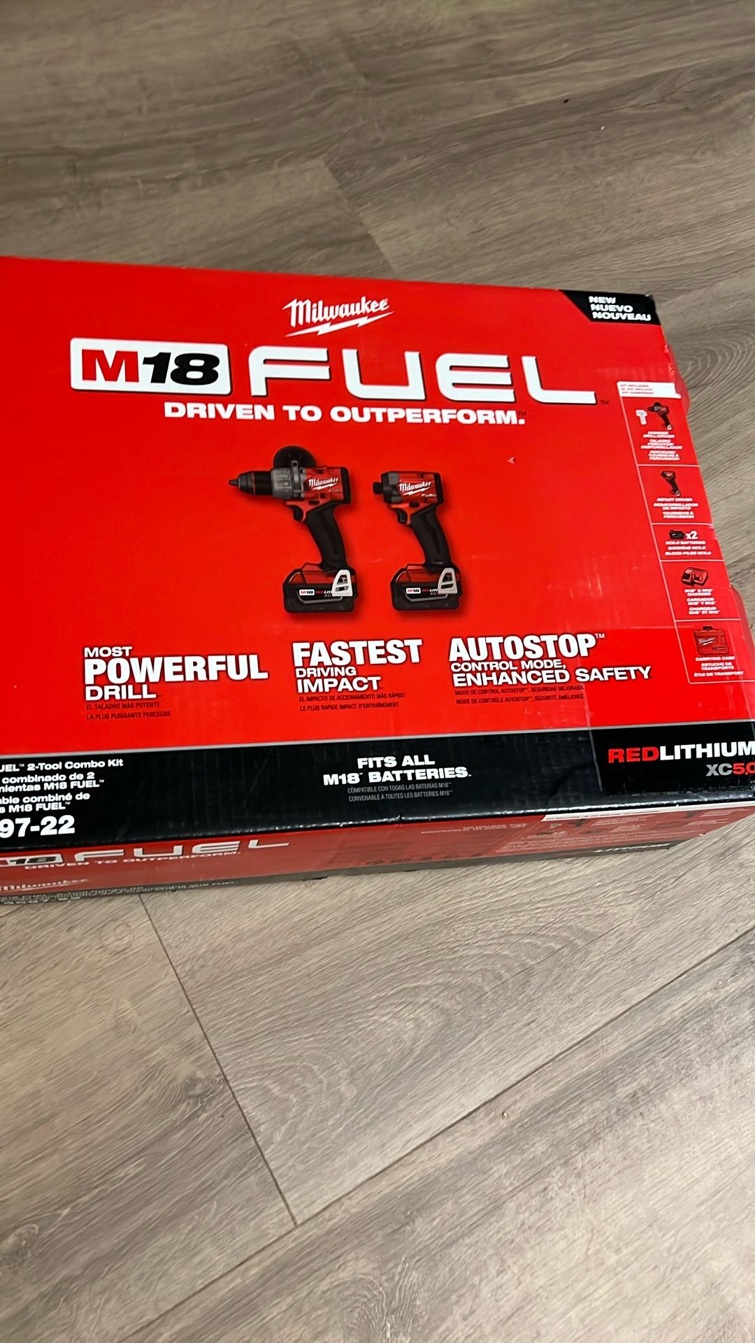 Milwaukee Drills Set New Model. 3697-22 