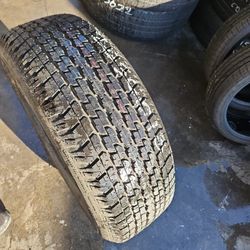 One 265/60/18 Bridgestone Duller