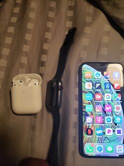 Like new iPhone xs 64g unlocked and airpods 2nd generation