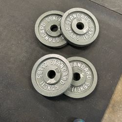 4 X 25lb Weight Plates