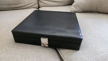 Laguna Beach Leather Chess, Checkers, Backgammon Set (Mint Condition)