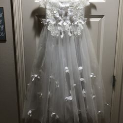 Girls Flower Girl Or Photoshoot Dress 