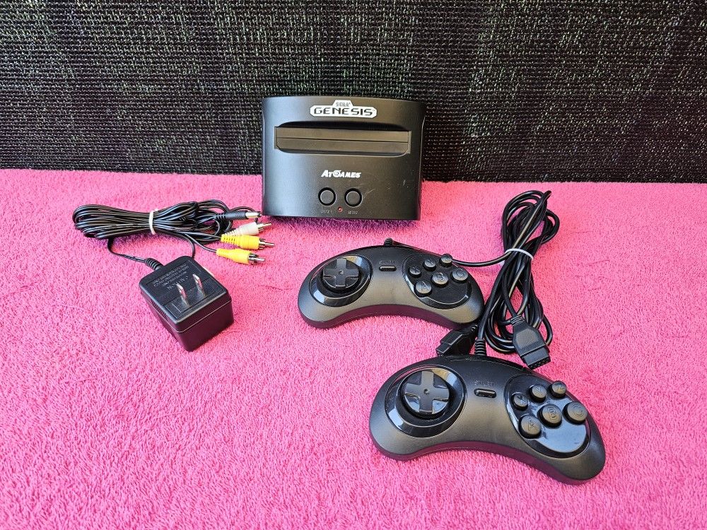 Sega Genesis Classic Game Console 2013 Built-In 60 Video Games - Black