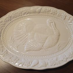 Ceramic Turkey Platter 