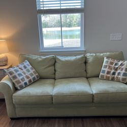 Microfiber sofa From Cindy Crawford Collection