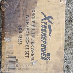 TorqueMultiplier Wrench With Socket Set