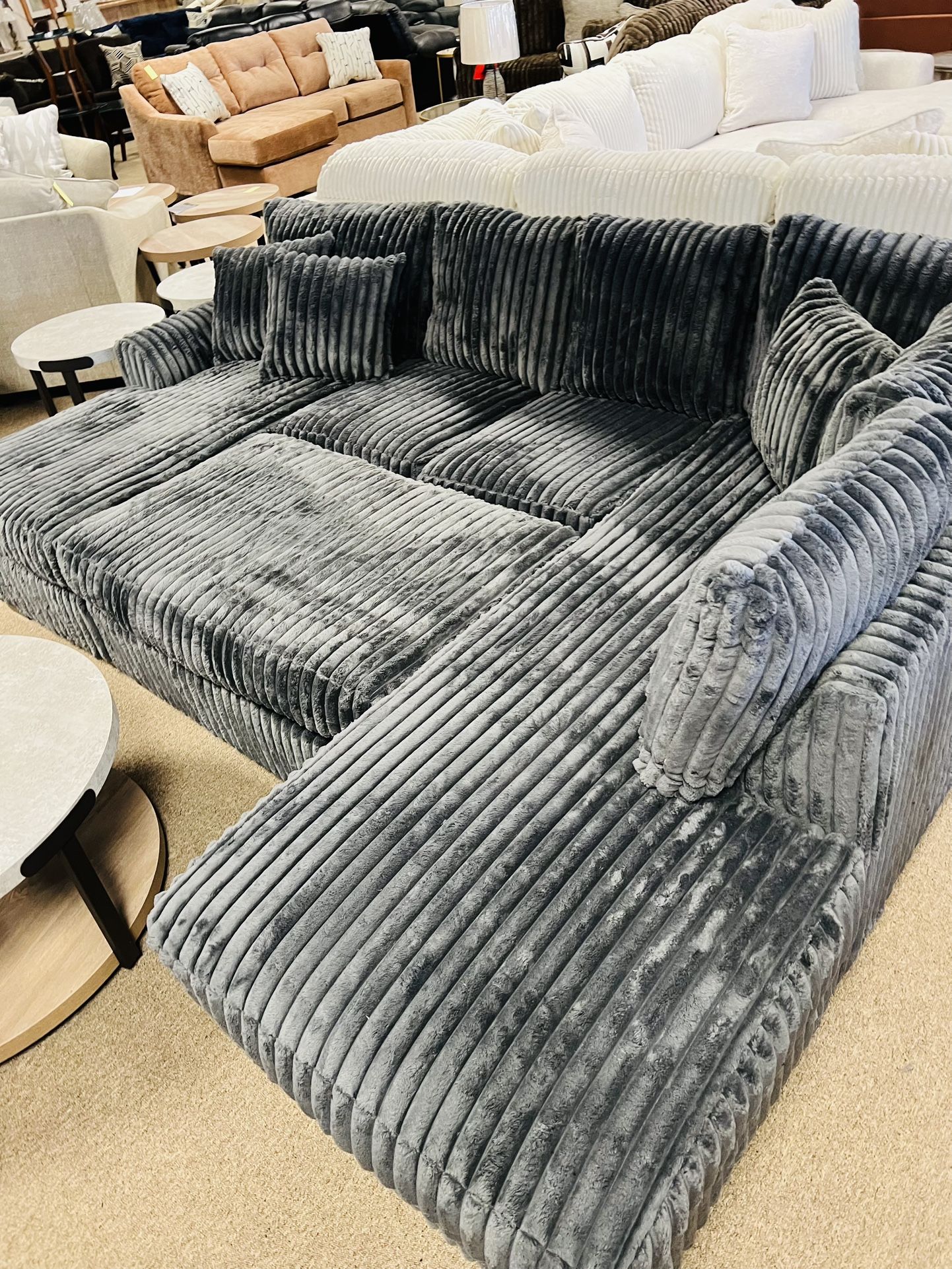 Double Chaise Stunning Sectional!