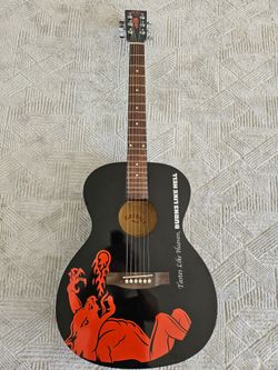 Limited edition Fireball acoustic guitar