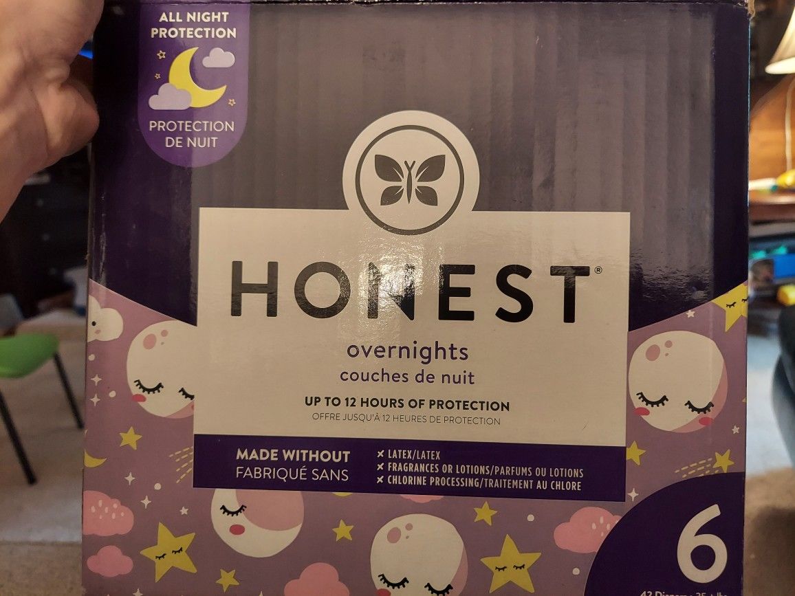 Night Time Diapers Size 6