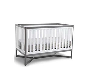 Delta Children Tribeca 4-in-1 Baby Convertible Crib, Mattress & More