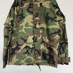 USGI Military Army Woodland Camouflage ECWCS Parka Jacket 