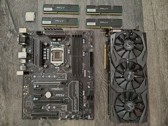 PC parts - GTX 1060, 32GB DDR3, i7-7700k, z270 mobo