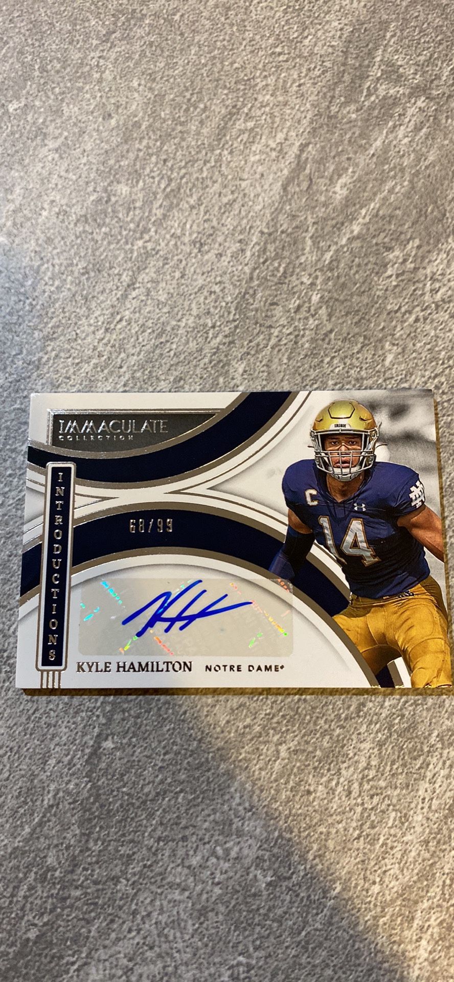 Kyle Hamilton Rookie Auto