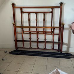 Full Size Brass Bed 