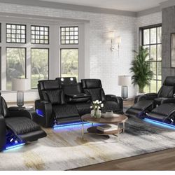 Reclinables Hermosos Con Luz Y Bluetooth 🥰😍🥰😘🔥🔥🔥🔥🔥🚛📦