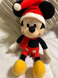Disney Mickey Mouse Christmas Plush Stuffed Toy