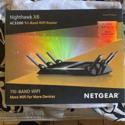 NightaHawk X6 (new) AC3200 Tri-band