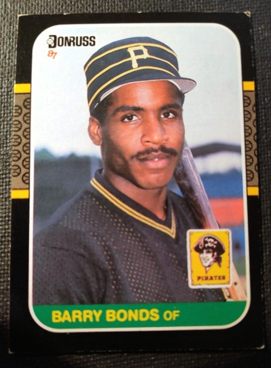 1987 Donruss Rookie Baseball Card #361 Barry Bonds