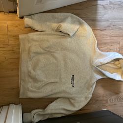 Light Oatmeal Essential Hoodie Size Medium Great Condition Great Price 