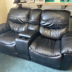 Pleather Man Cave 2 Person Recliner.
