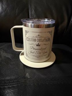 Personalized 12oz Self Heating Coffee Mug - Never Cold Coffee