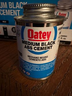Medium Black ABS Cement