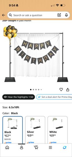 Heavy Duty Backdrop Stand 6.5x10ft
