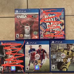 PS4 Sports Games NBA 2K14 FIFA 14 15 17