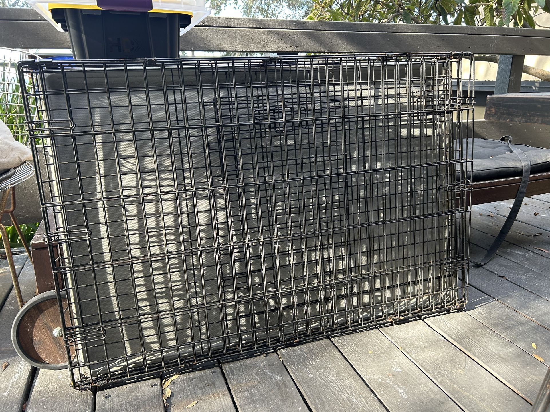 Used large dog crate