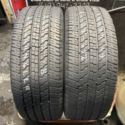 265-60-18 Goodyear Wrangler HT Full Used Tire Set $130 Free Mounting And Balancing 
