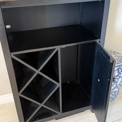  Black Wooden Bar (29.5wX17.5dX41h)