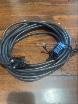 25 Ft Super Heavy Duty 12 Gauge Extension Cord - 12/3 Grounded Power Cable for DJ Gear, Live Music Production, Stage Lights, Generators, and Garden Po