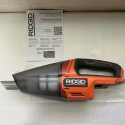 RIDGID. 18V Lithium Ion Cordless Handheld Vacuum(Tool Only).