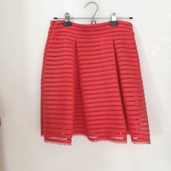 Red Express Midi Skirt 