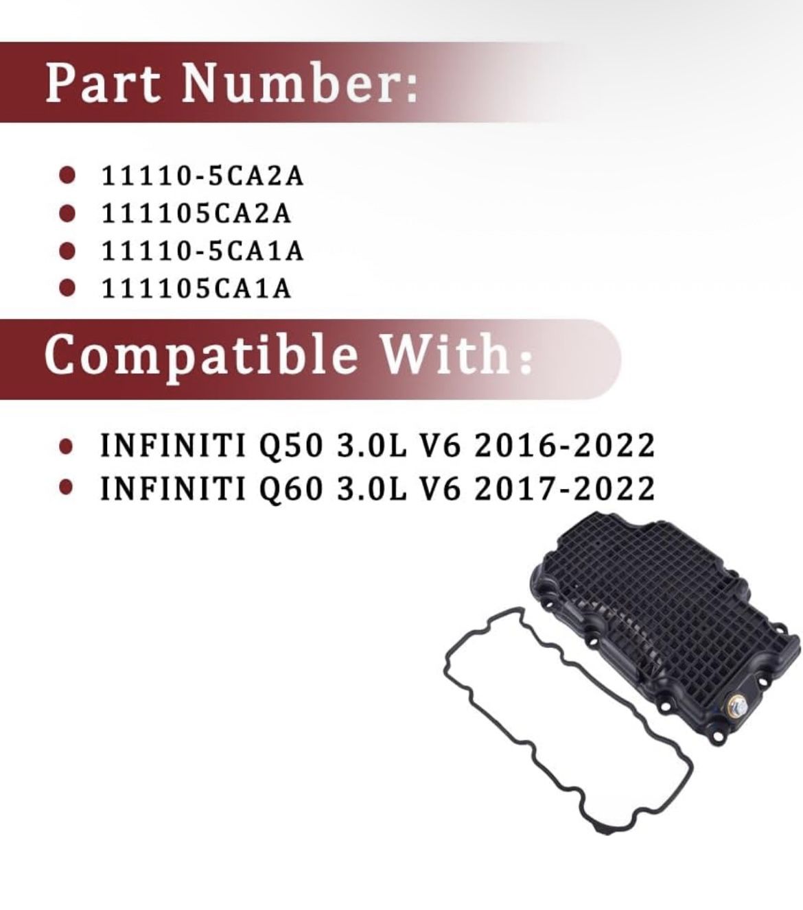 Infiniti Q50 Oil Pan 3.0t