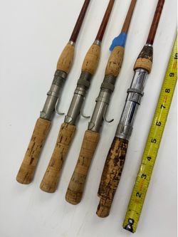 Vintage bamboo bait-casting rods
