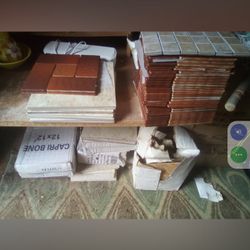 Random Boxes Tile. Brand New In Box Waiting For You To Pick Them Up