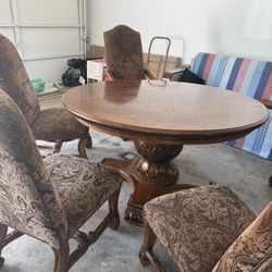 Dinner Table With Chairs 