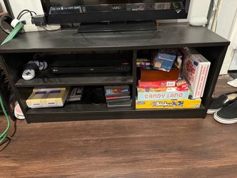 Black tv stand