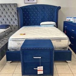 New 4pc Bedroom Set In Box Buy Now Pay Later $39 Down No Credit Needed 