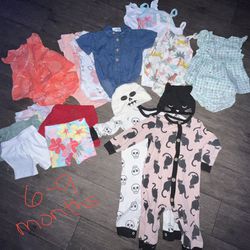 Baby Girl Clothes 6-9M & 12M